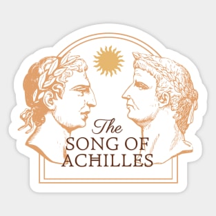 Song of Achilles Madeline Miller Book Novel Illustration Sticker